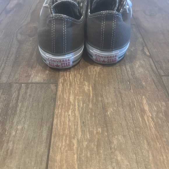 Converse gray and White Polka Dot Sneakers - Picture 3 of 5